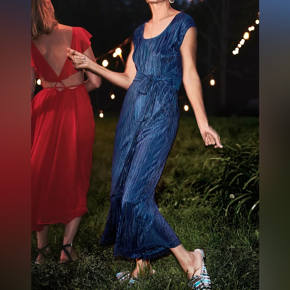 Anthropologie | MAUVE | Blue Sonata Jumpsuit